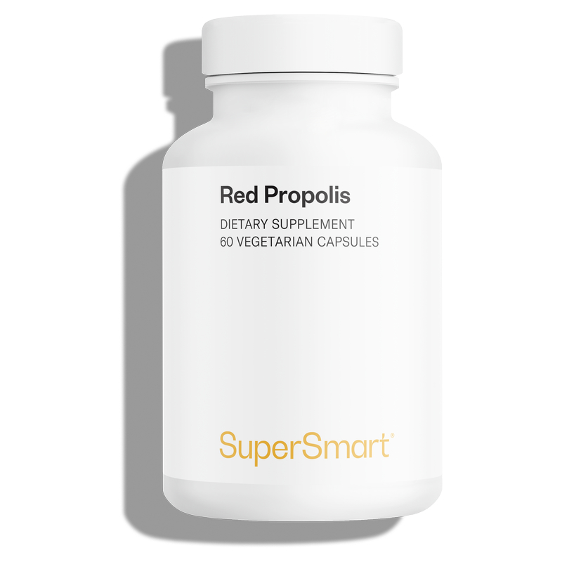 Red Propolis - Antioxydant & immunostimulant efficace - 60 Gél. Vég - sans OGM - Supersmart