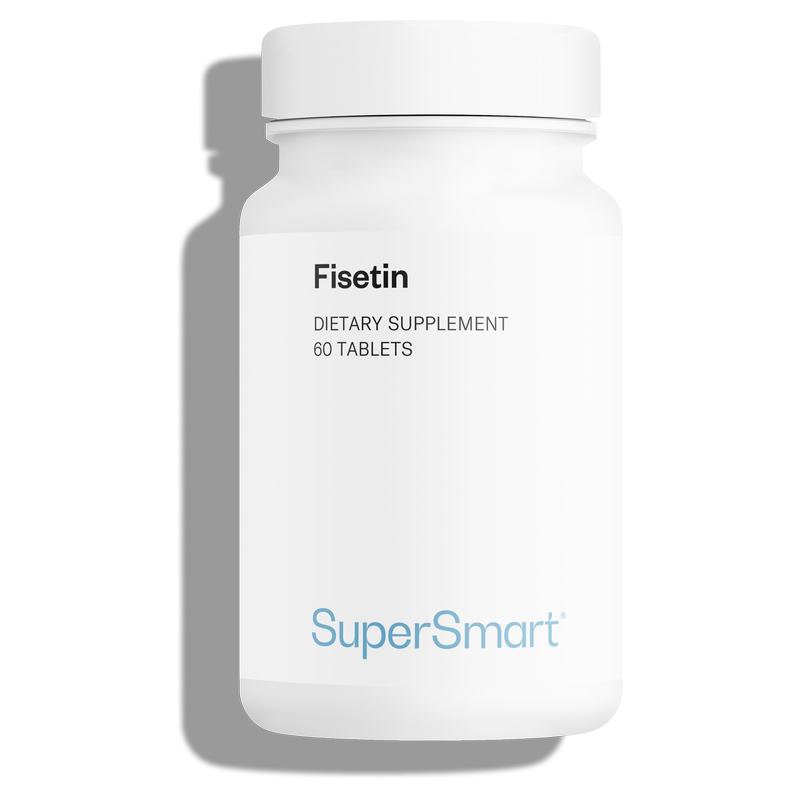 Fisetin - Puissant complément sénolytique - 60 Gél. Vég - sans OGM - Supersmart