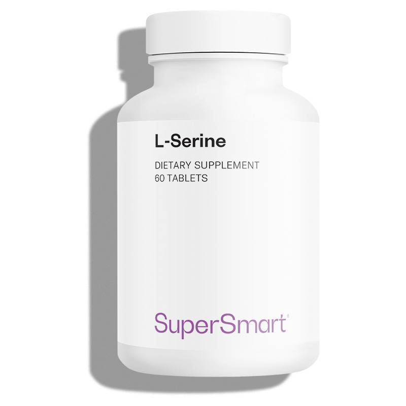 L-Serine - Pour la synthèse des protéines - 60 comprimés - sans OGM - Supersmart