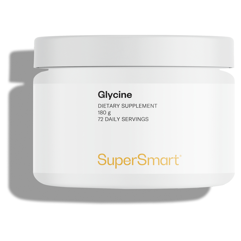 Glycine - Excellente source de glycine - 180 g - sans OGM - Supersmart