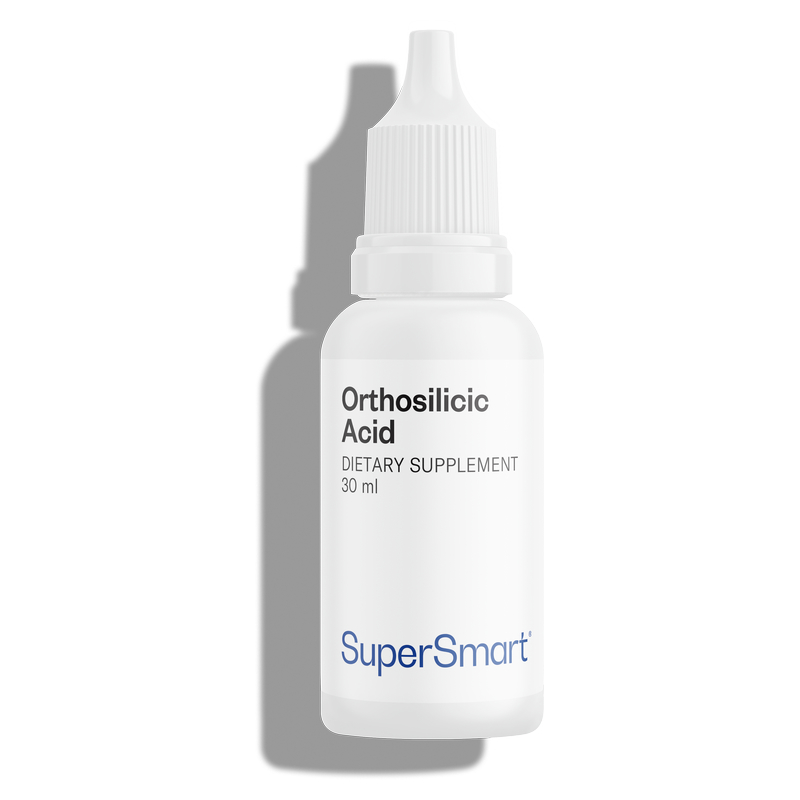 Orthosilicic Acid - Formule ultra-efficace - Silicium et Zinc - Peau, Cheveux, Os - 5mg - Supersmart