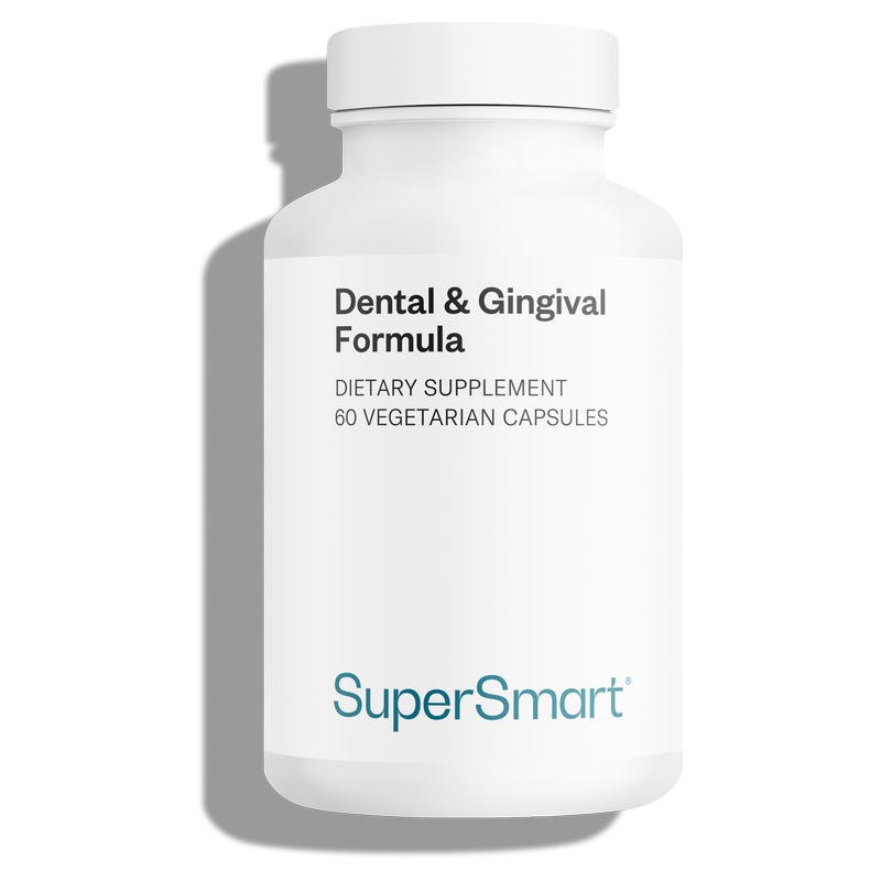 Dental & Gingival Formula - Complément Alimentaire Santé Dentaire - Contre les Gencives Gonflées, Troubles Parodontaux & Gingivites - Supersmart