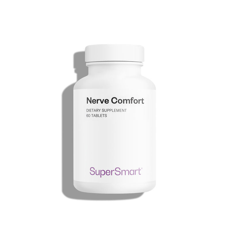 Nerve Comfort - Complément Alimentaire contre les Douleurs Neuropathiques - Santé Nerveuse - Acétyl-L-Carnitine, N-Acétylcystéine, etc - Supersmart