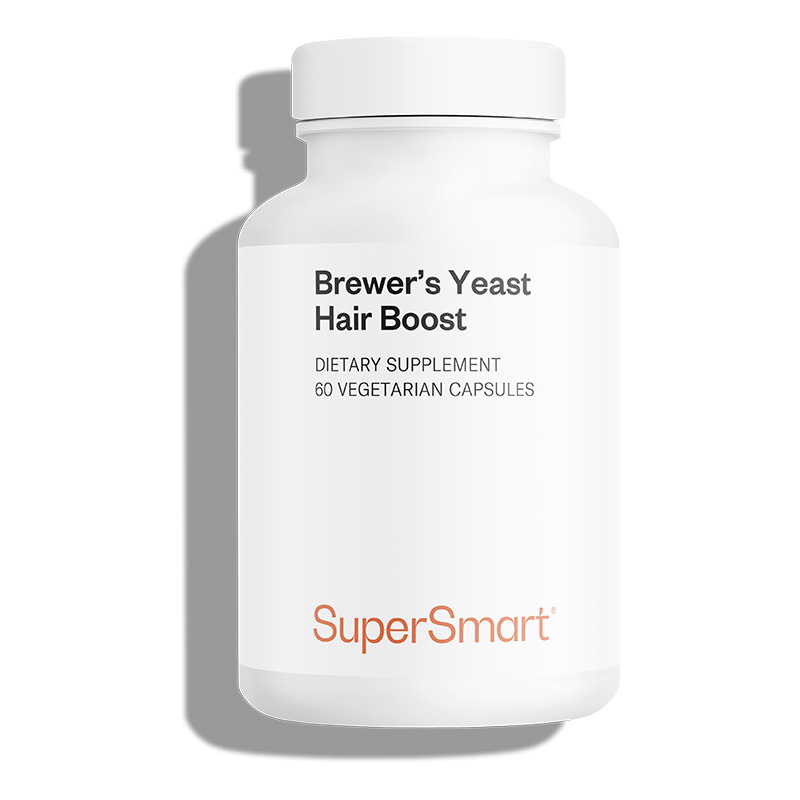 Levure de Bière pour Cheveux - Complément Alimentaire Brewer’s Yeast Hair Boost - Complément Alimentaire pour la Santé Capillaire - Supersmart