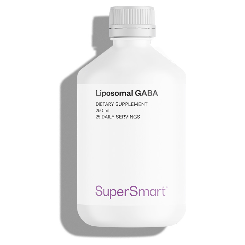 Liposomal GABA - GABA Liposomal Liquide avec L-Théanine - Favorise le Calme et la Sérénité - Ultra-biodisponible - Supersmart