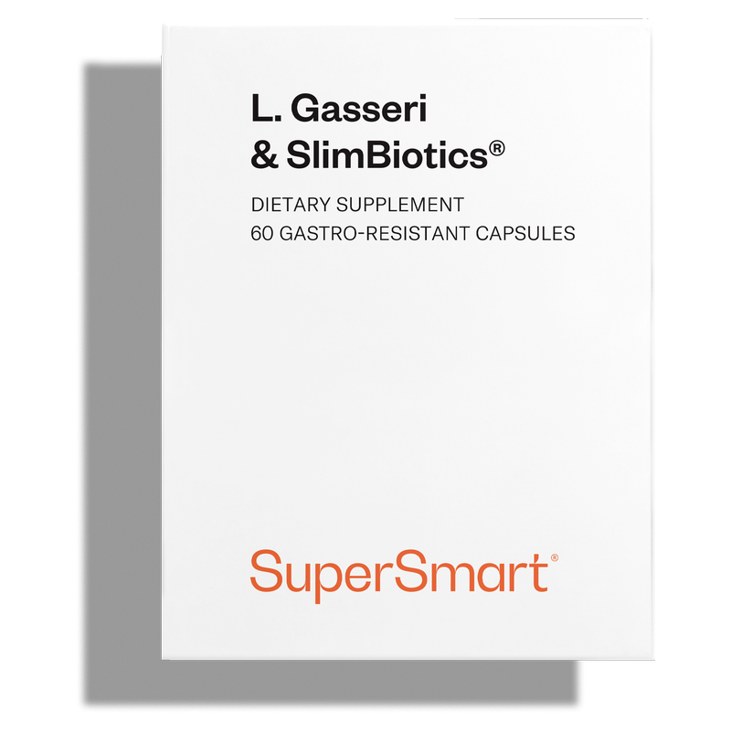 Lactobacillus gasseri avec SlimBiotics® - Probiotique Minceur avec 3 souches de Lactobacillus Fermentum - Gestion du Poids - Supersmart