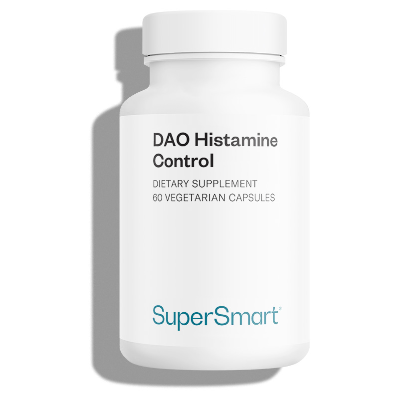 Contrôle de l’Histamine – DAO végétale, Quercétine & Vitamine C – DAO Histamine Control – Supersmart