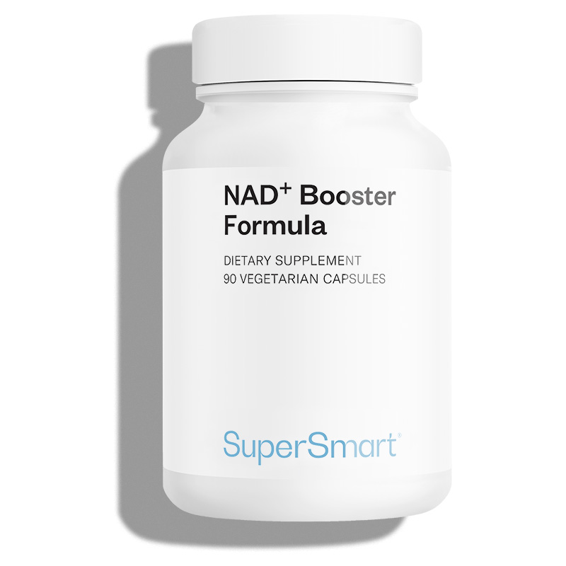 Longévité Cellulaire – Soutien du NAD+ – Nicotinamide Riboside, Apigénine & BluNAD Booster™ – NAD+ Booster Formula – Supersmart