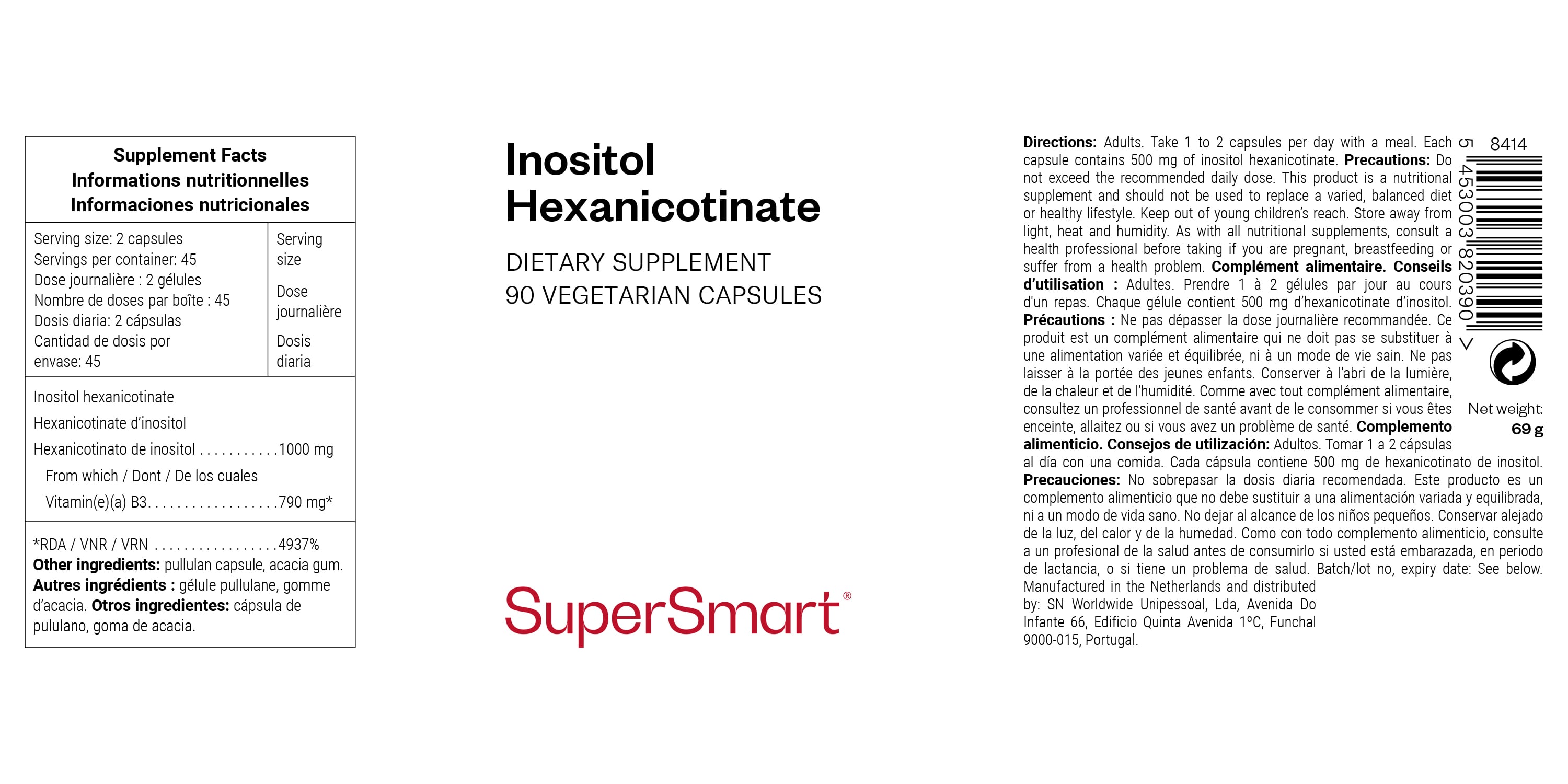Inositol Hexanicotinate (IHN)