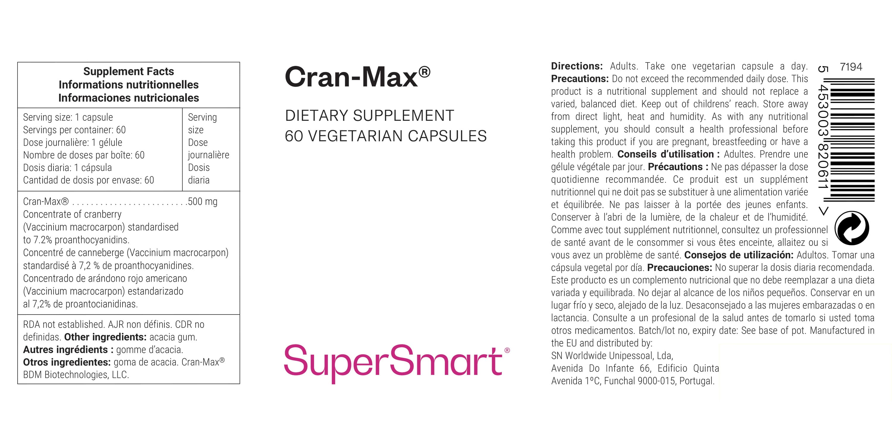 Cran-Max™ Supplement