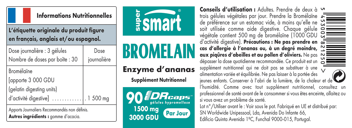 Bromelain Complément de Bromelaine en Gélules