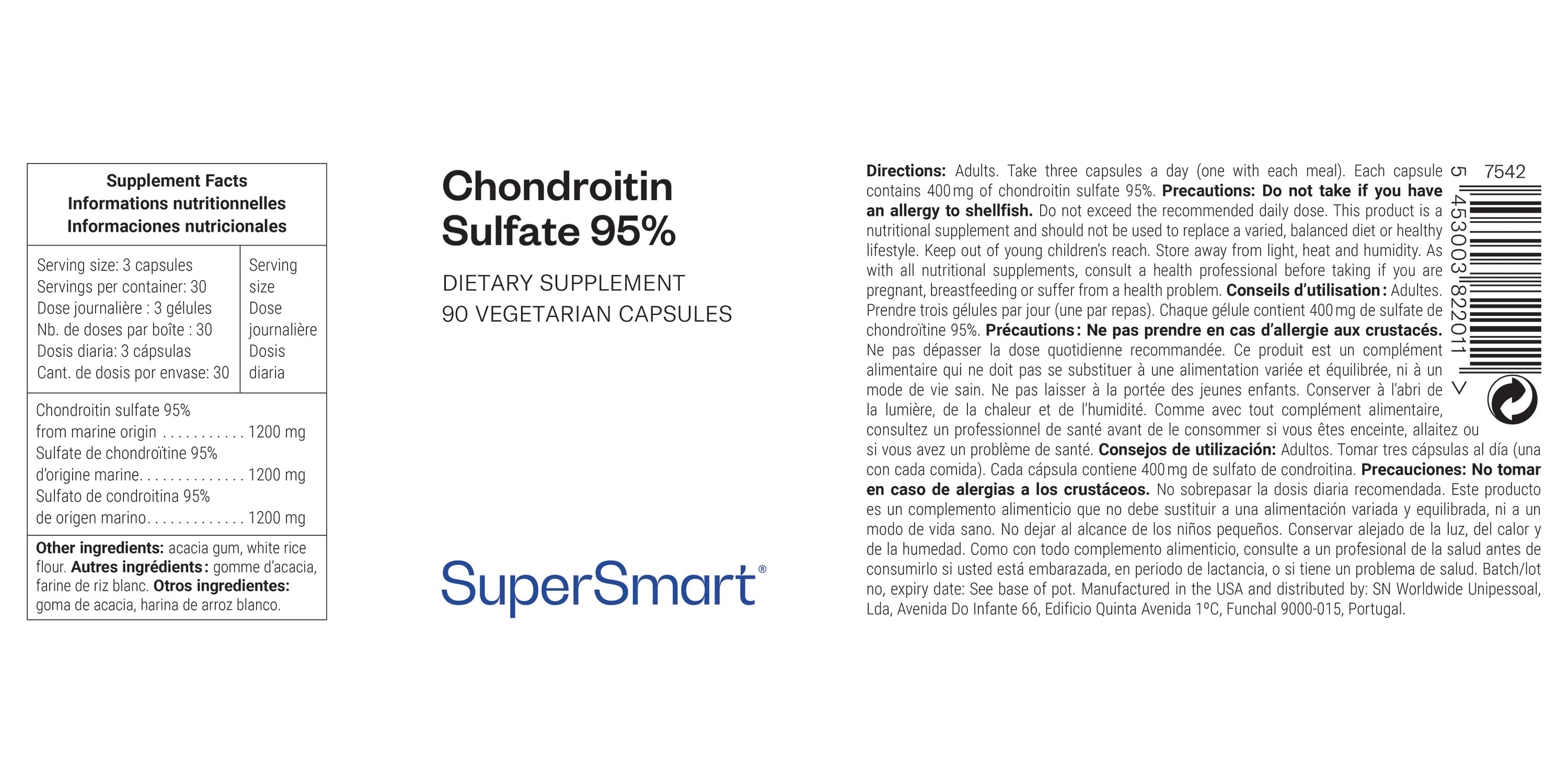 Sulfate de Chondroïtine d'Origine Marine