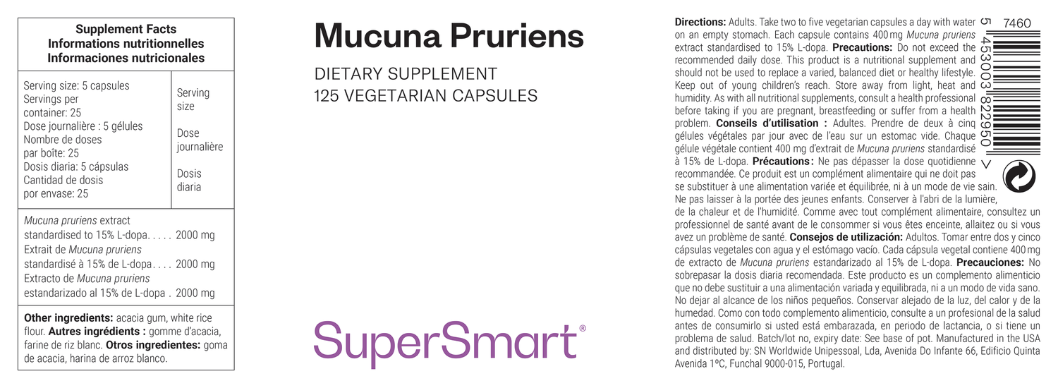 Mucuna pruriens Nahrungsergänzungsmittel