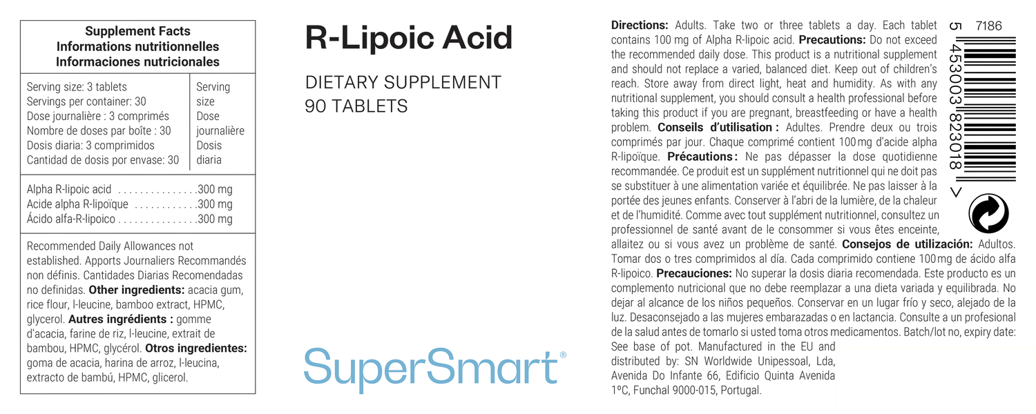 Acide R-Lipoïque complément alimentaire, antioxydant