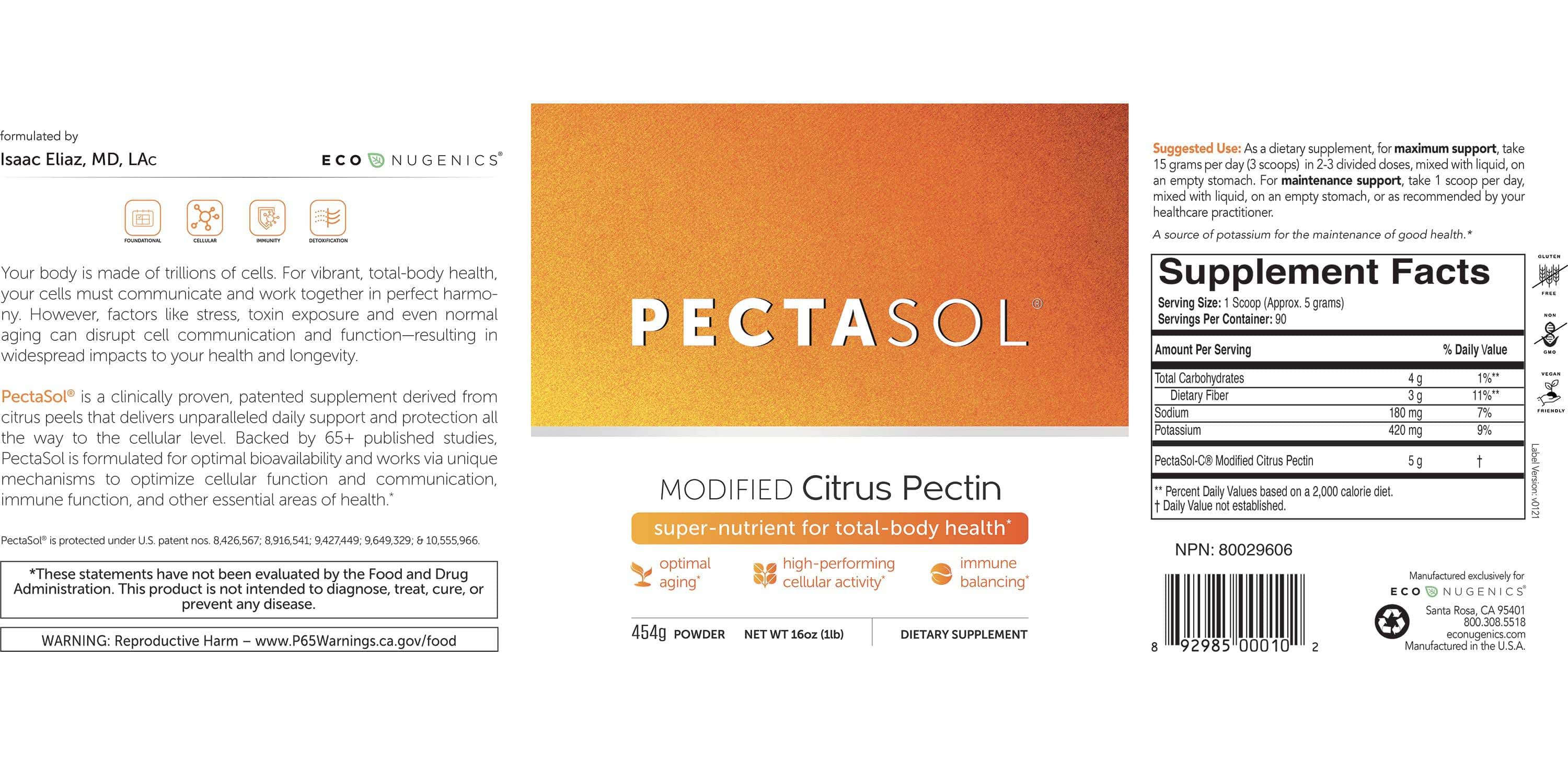 Complemento alimenticio PectaSol-C®