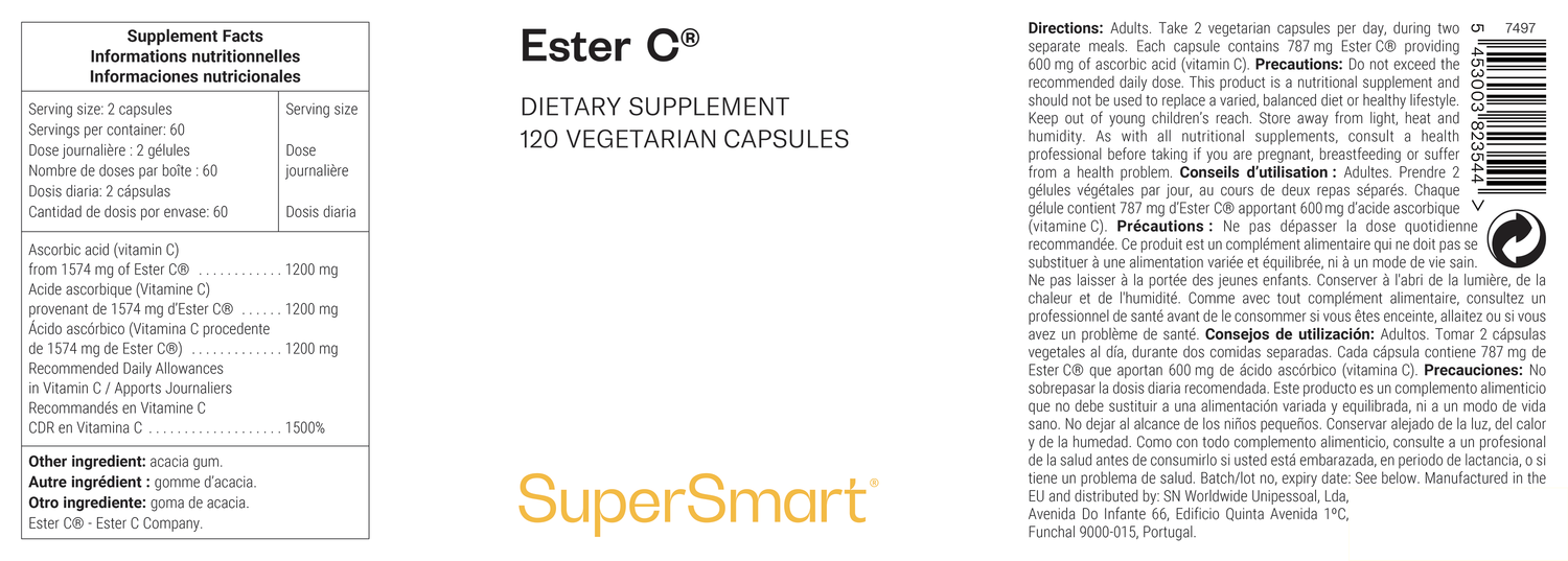 Ester C® dietary supplement, non acidic form