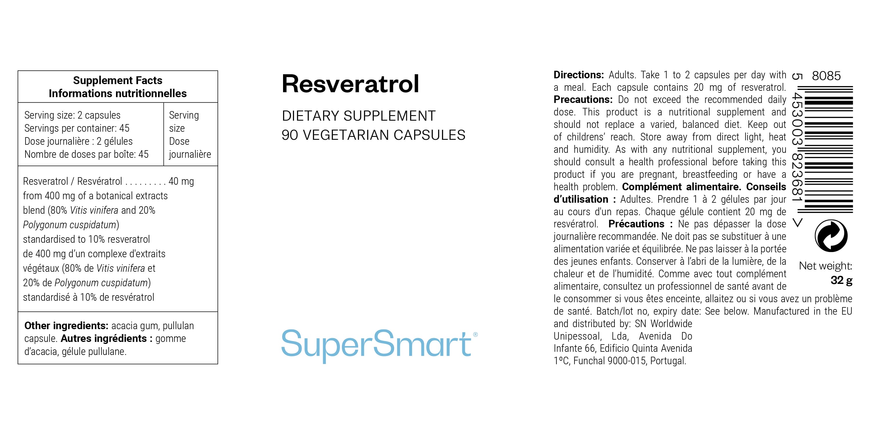 Resveratrol-Ergänzung