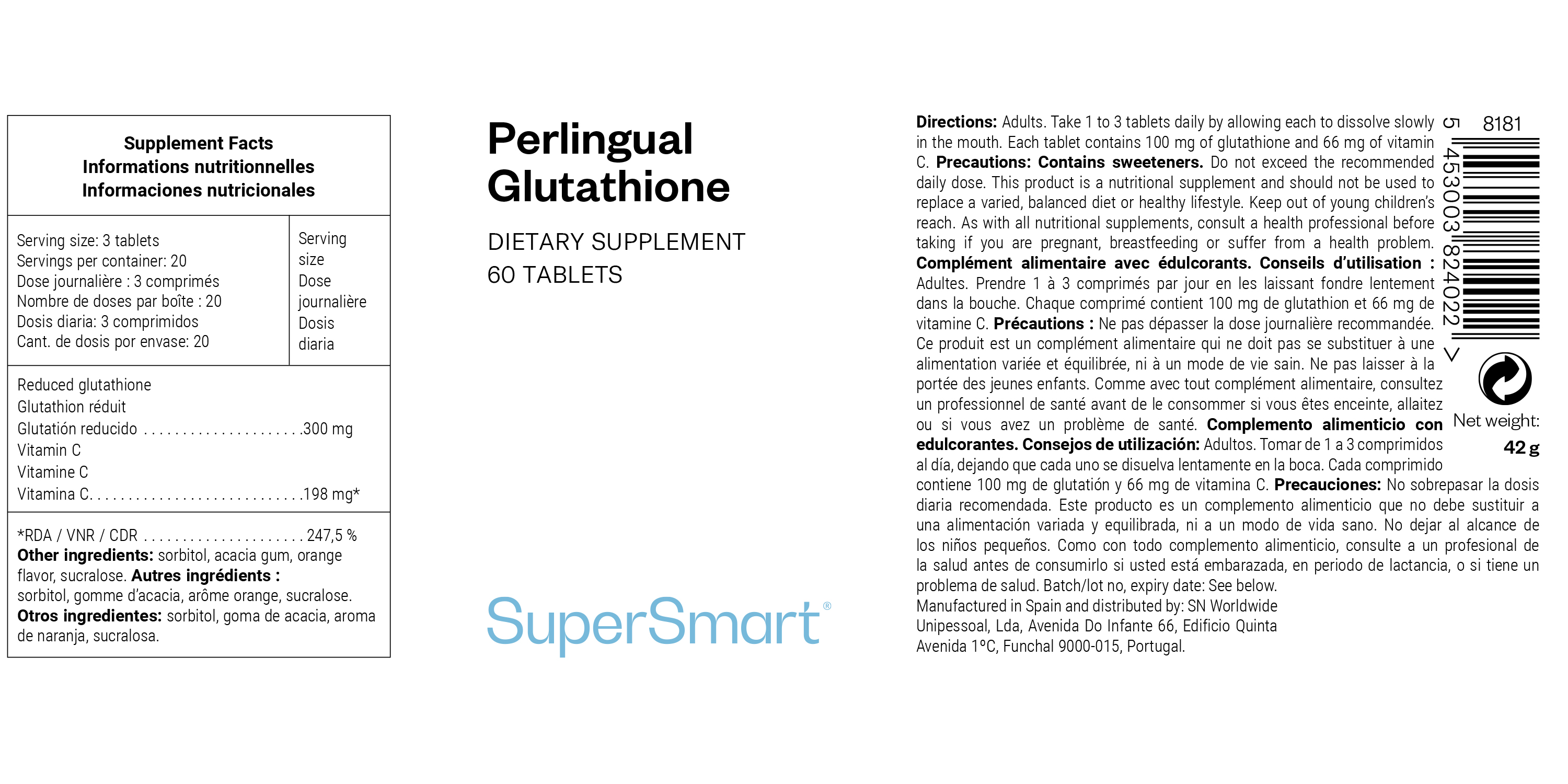 Perlingual Glutathione Supplement