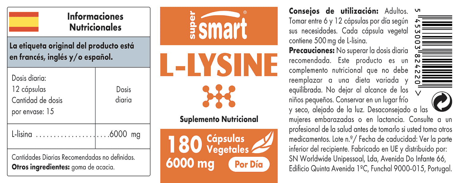 LLysine Complemento alimenticio de lisina Beneficios