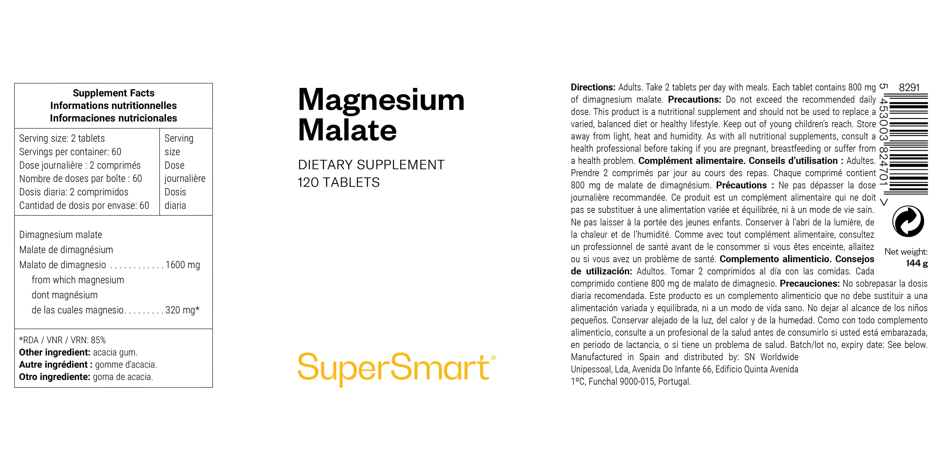 Magnesiummalat-Ergänzung