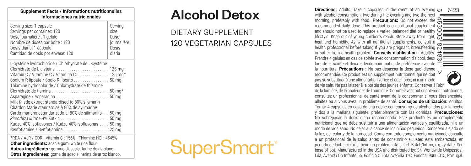 Supplément Alcohol Detox 