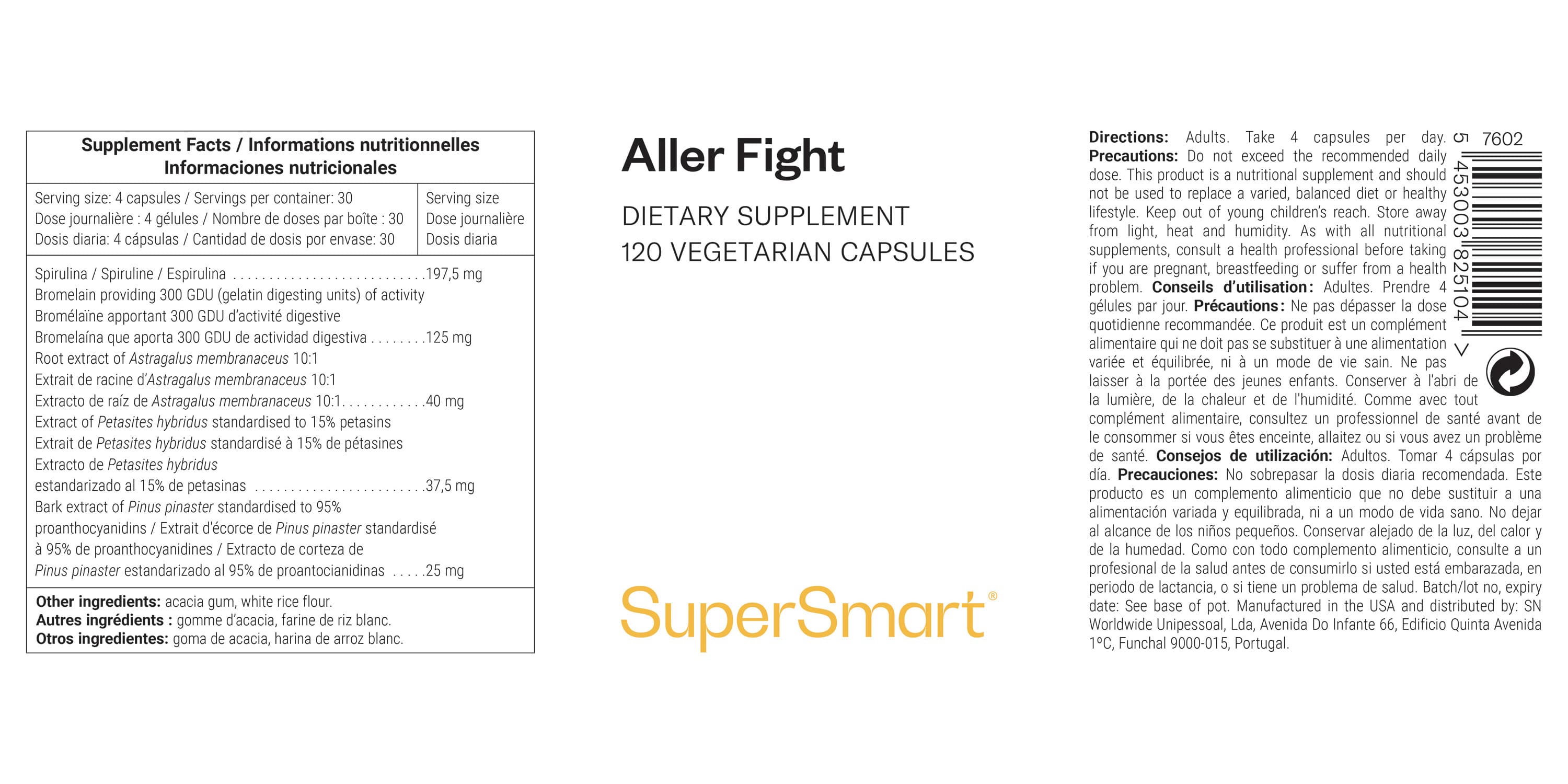Complément alimentaire contre l'allergie au pollen