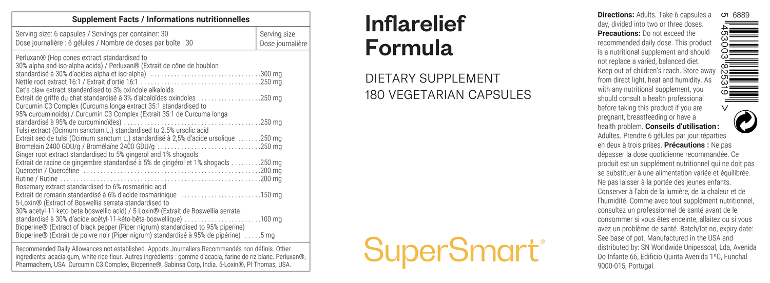 Nahrungsergänzungsmittel InflaRelief Formula