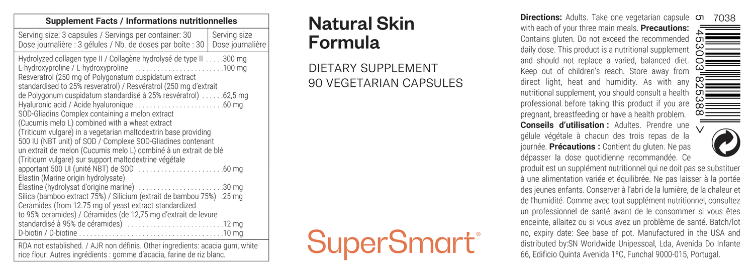 Natural Skin Formula Supplement