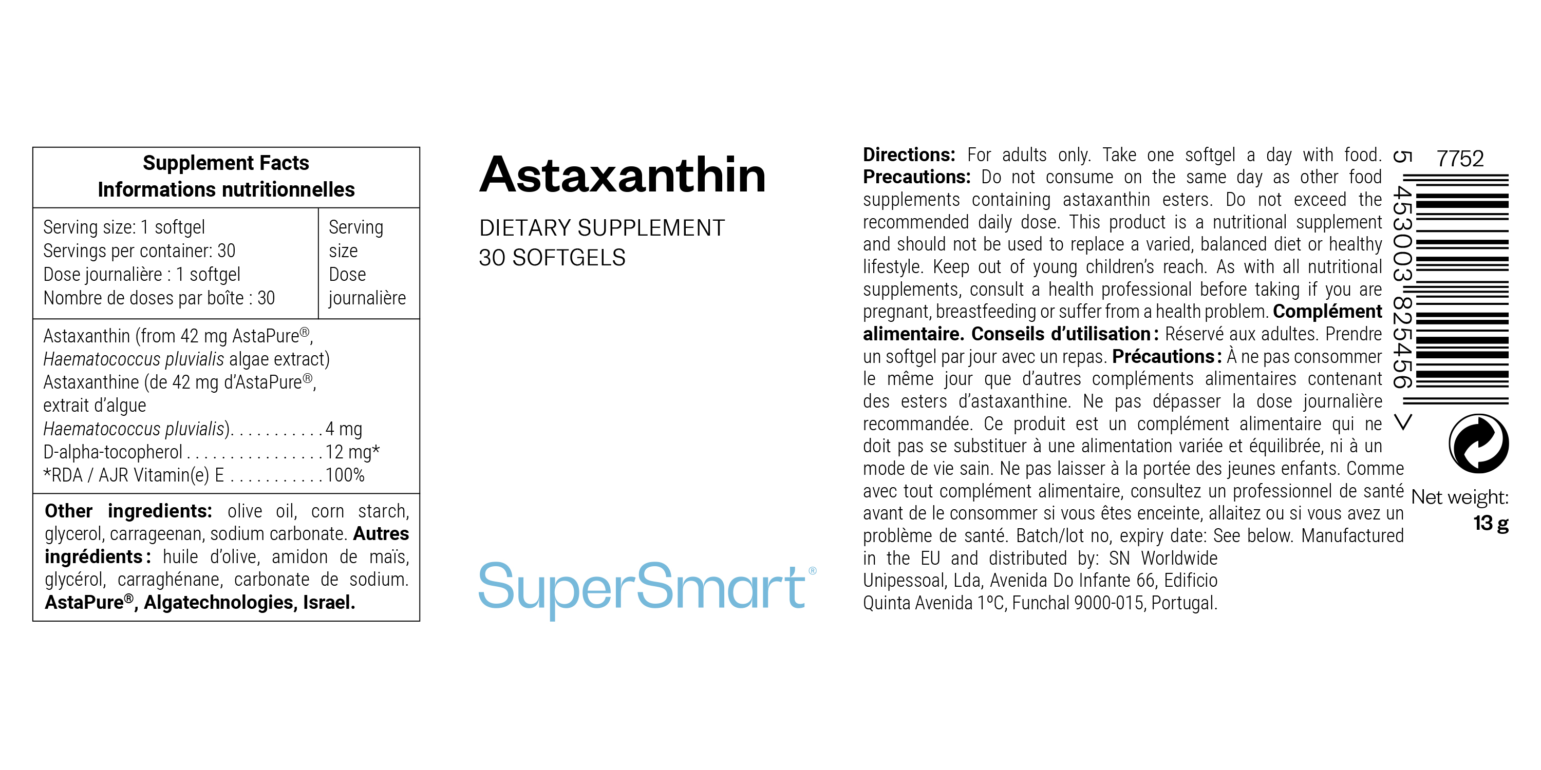Astaxanthin 4 mg