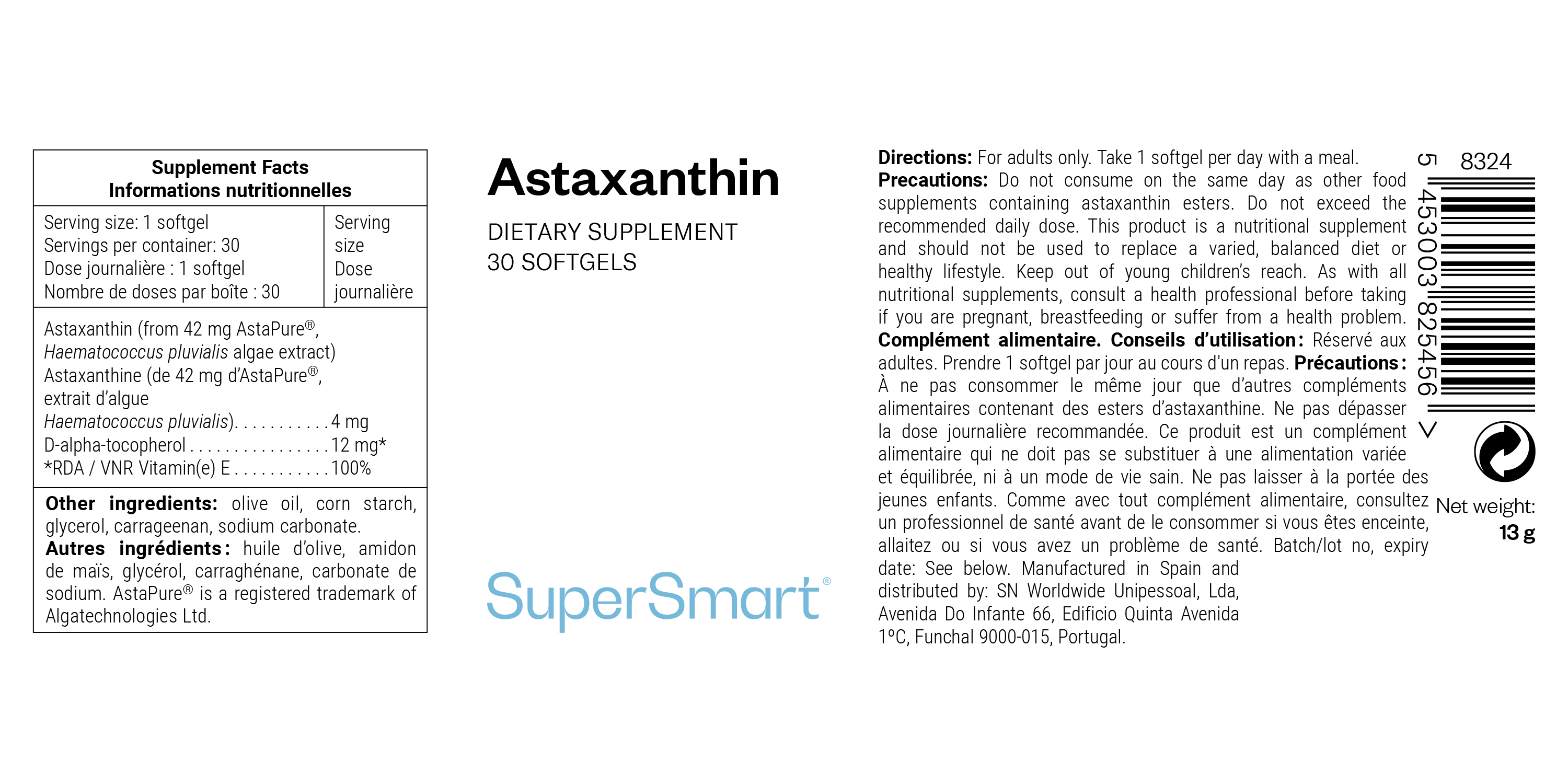 Astaxanthin 4 mg