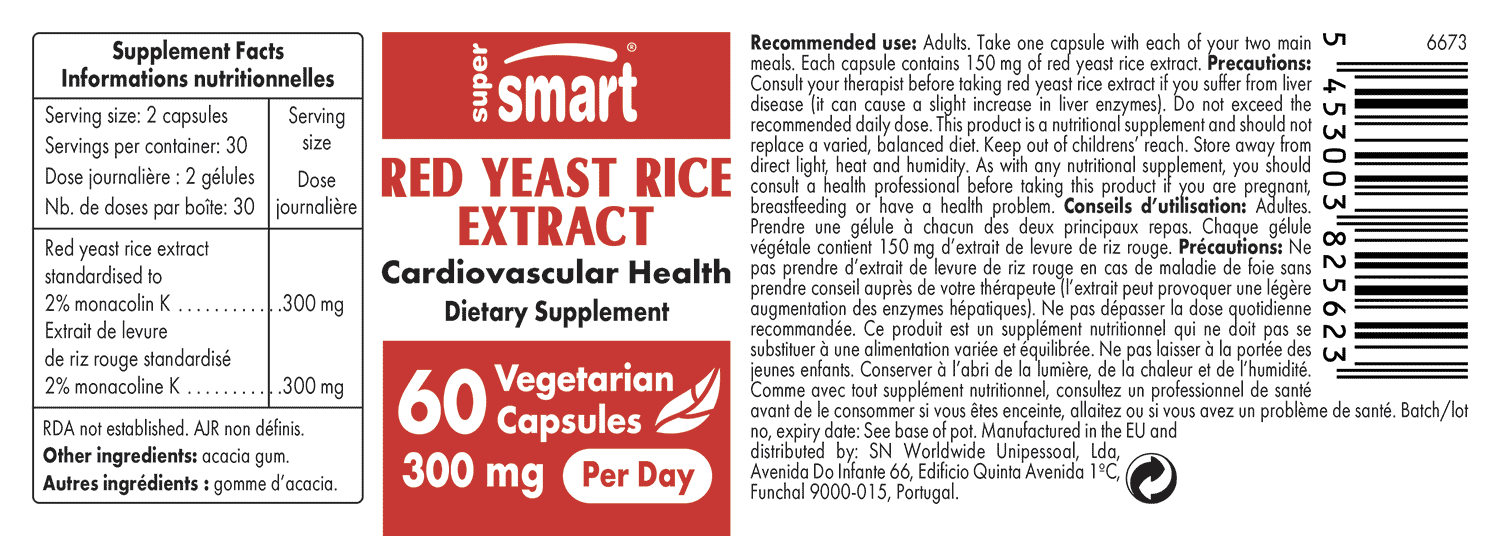 Red Yeast Rice Extract 150 mg