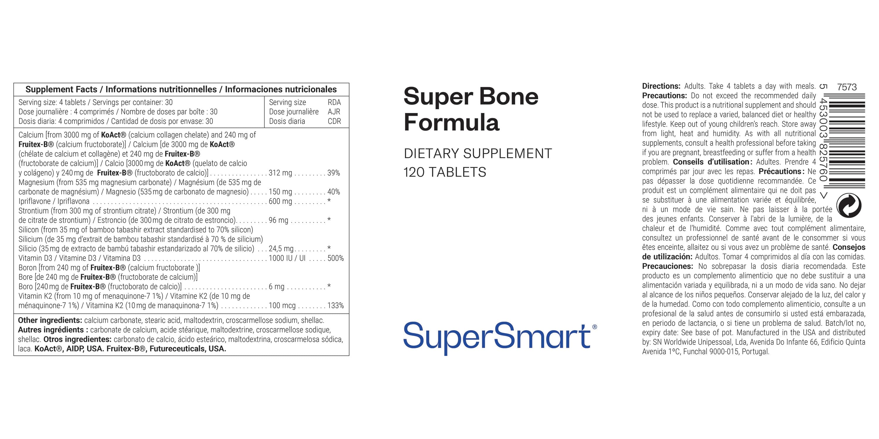 Super Bone Formula Supplément
