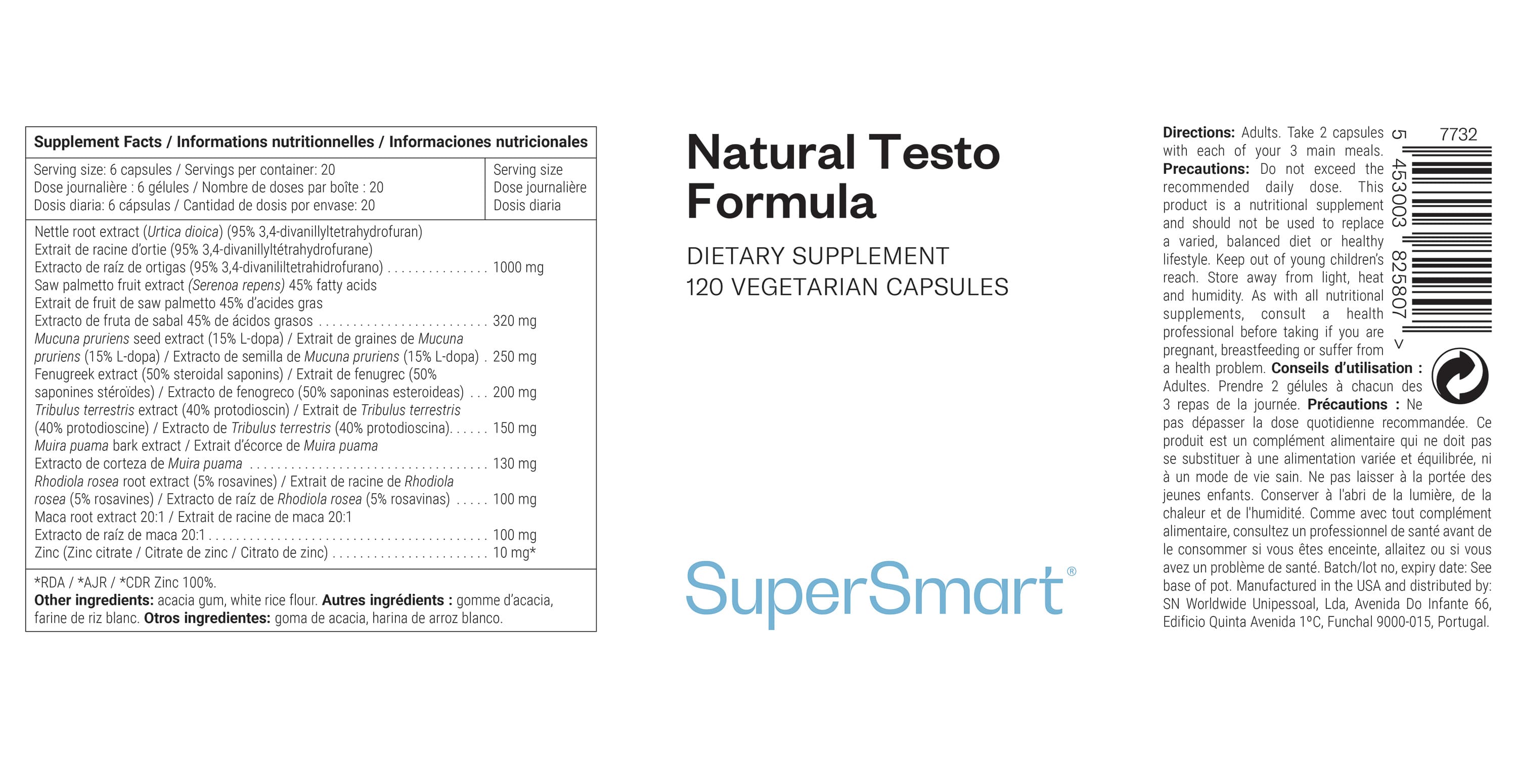 Potenciador natural de testosterona 