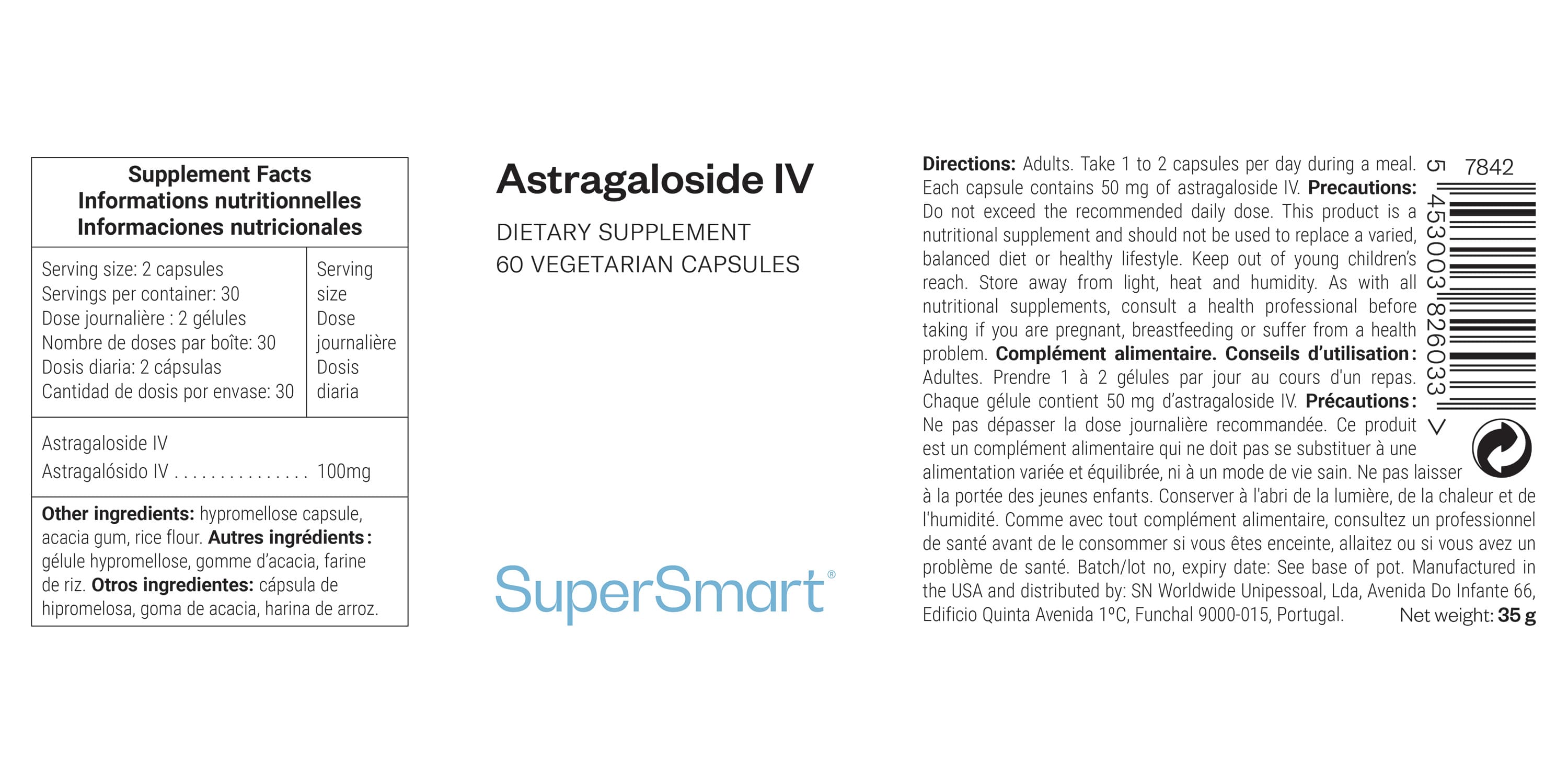 Astragaloside IV 98%
