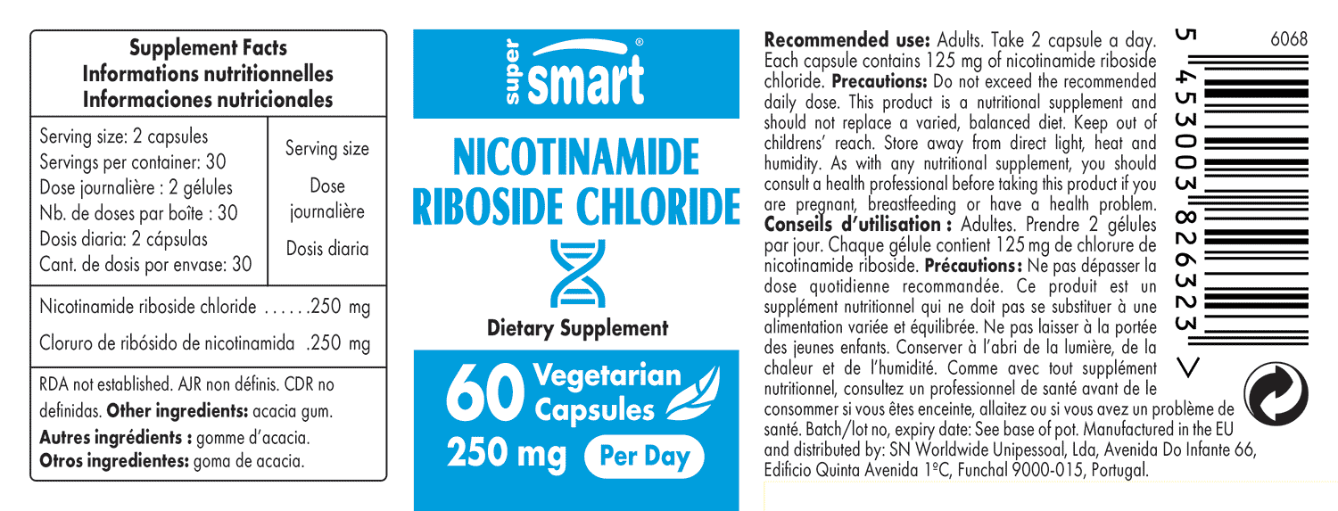 Nicotinamide Riboside Chloride Vitamin B3 to Boost Cell Metabolism