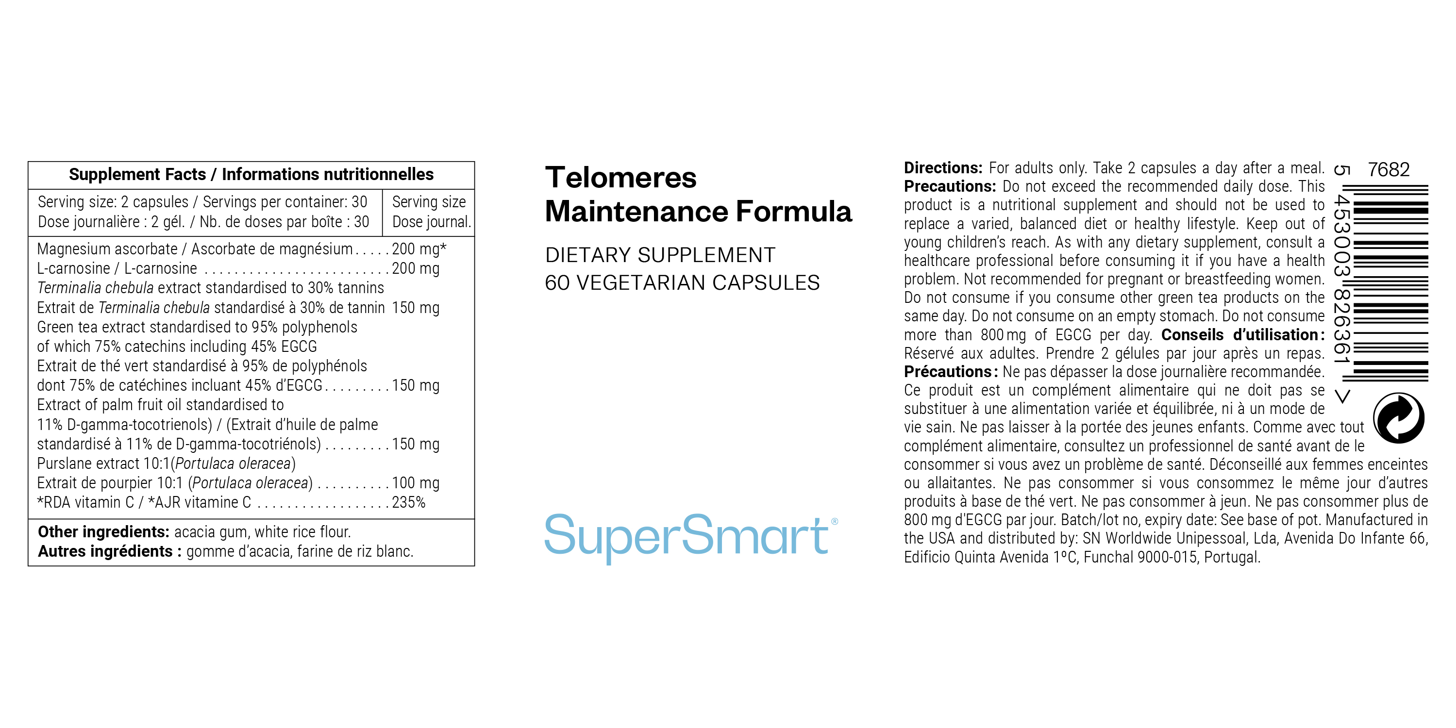 Telomeres Maintenance Formula