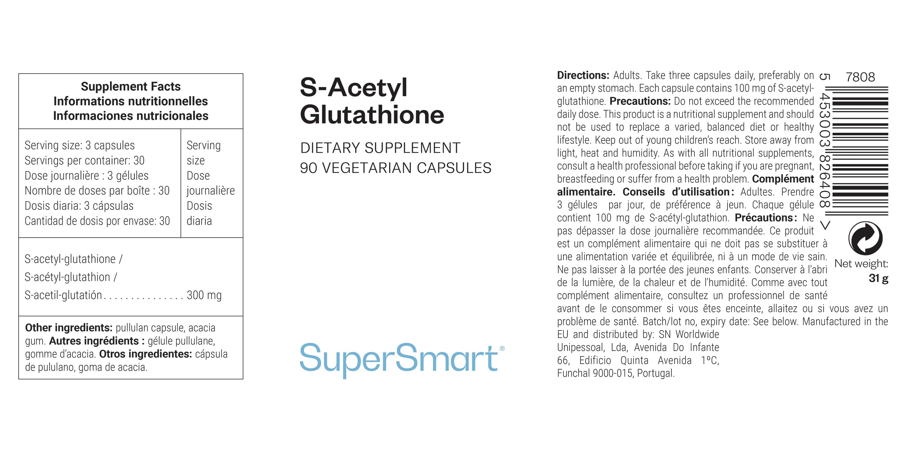 s-acetyl-l-glutathione dosage S-ACETYL GLUTATHIONE S-Acetyl Glutathione ULTRA - with NAC