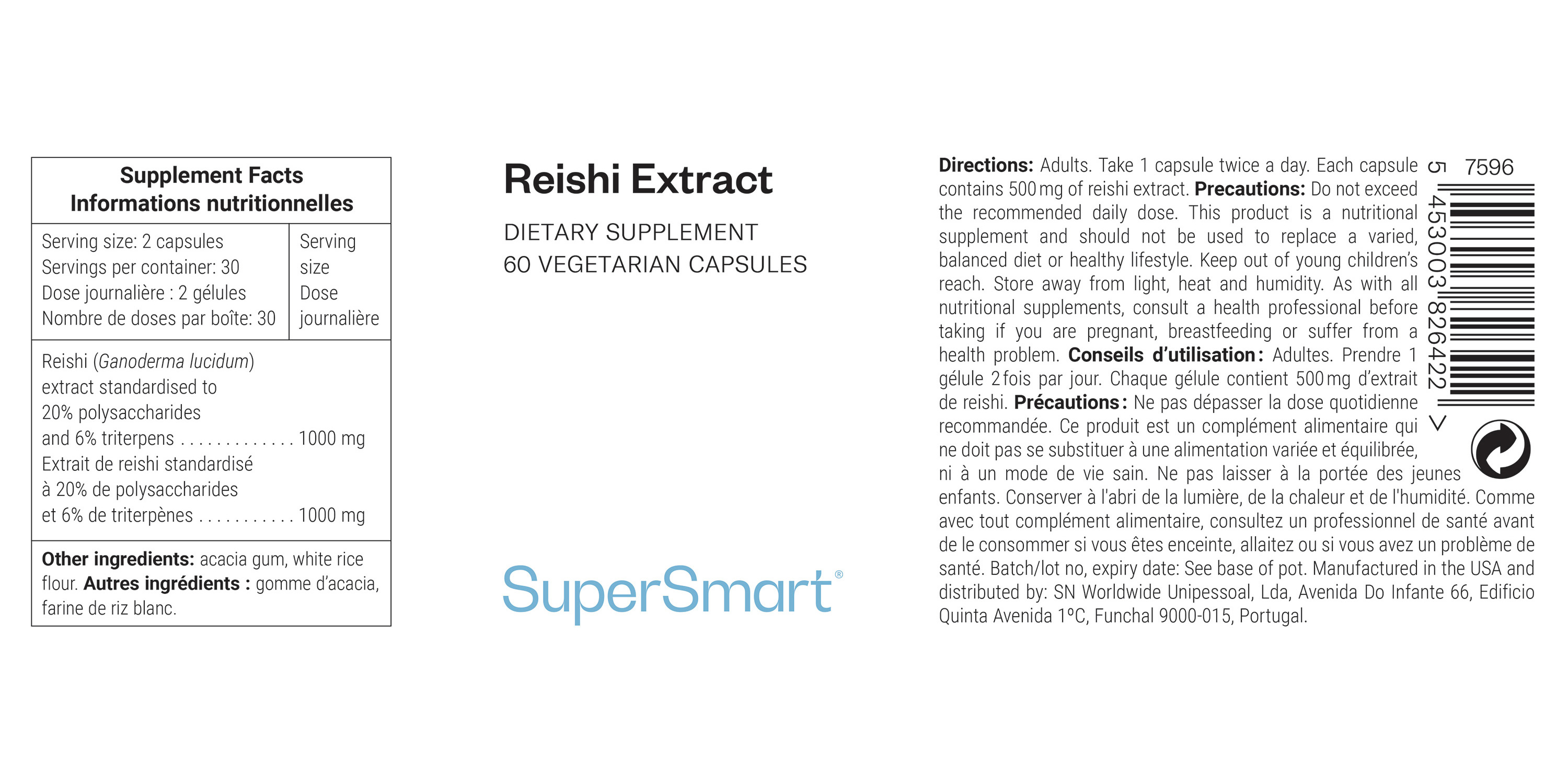 Reishi Extract Supplement 