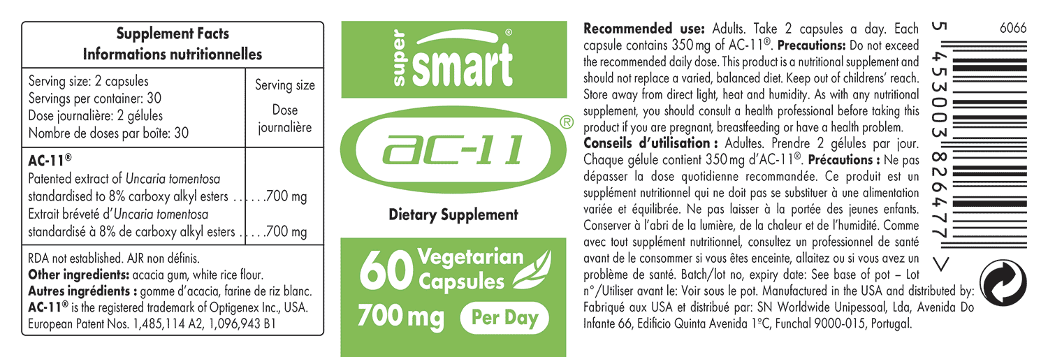 AC-11® Supplement - Uncaria Tomentosa Extract to Help Repair Damaged DNA