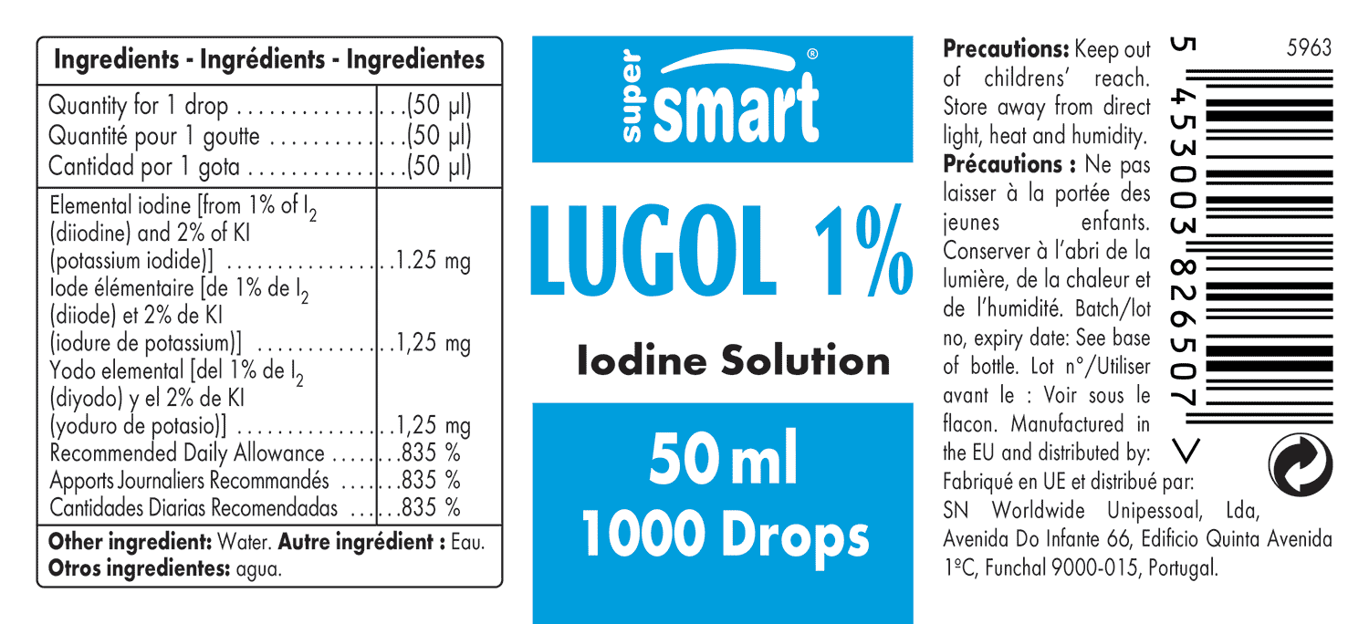 Lugols Iodine Dosage Chart