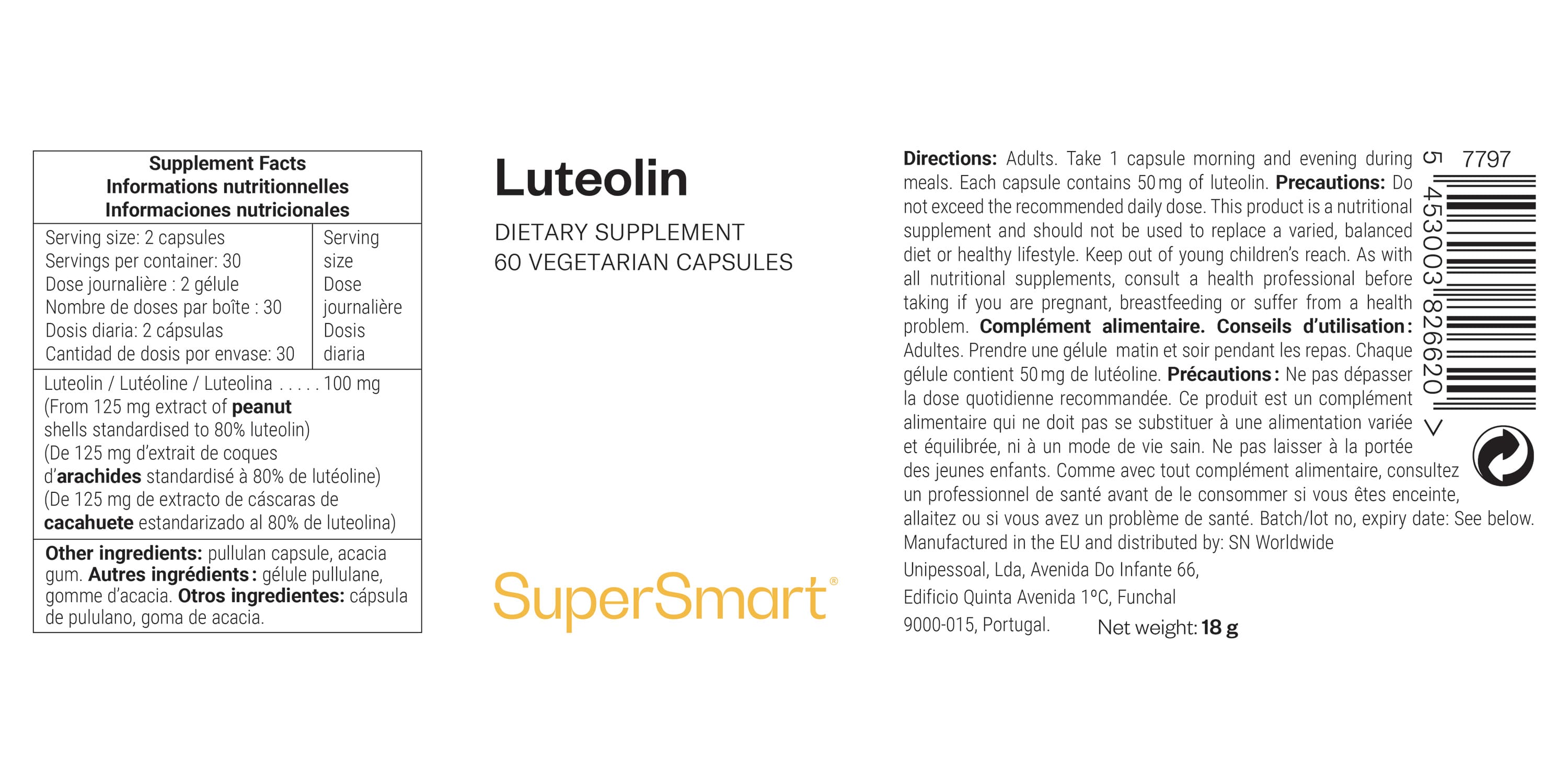 Complément Alimentaire de Luteoline