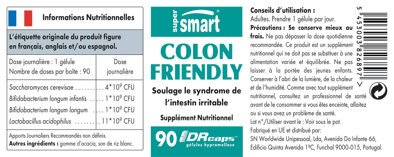 Colon Friendly Meilleur Probiotique pour l'Intestin Irritable (SII) — free download