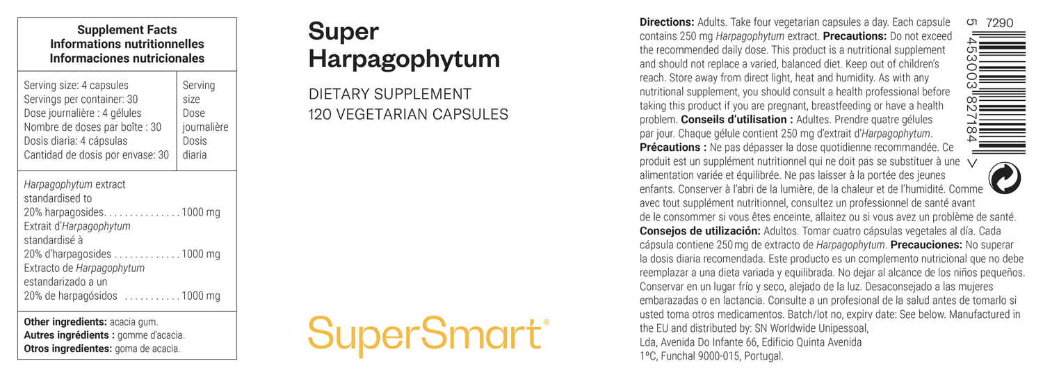 Nahrungsergänzungsmittel aus Harpagophytum