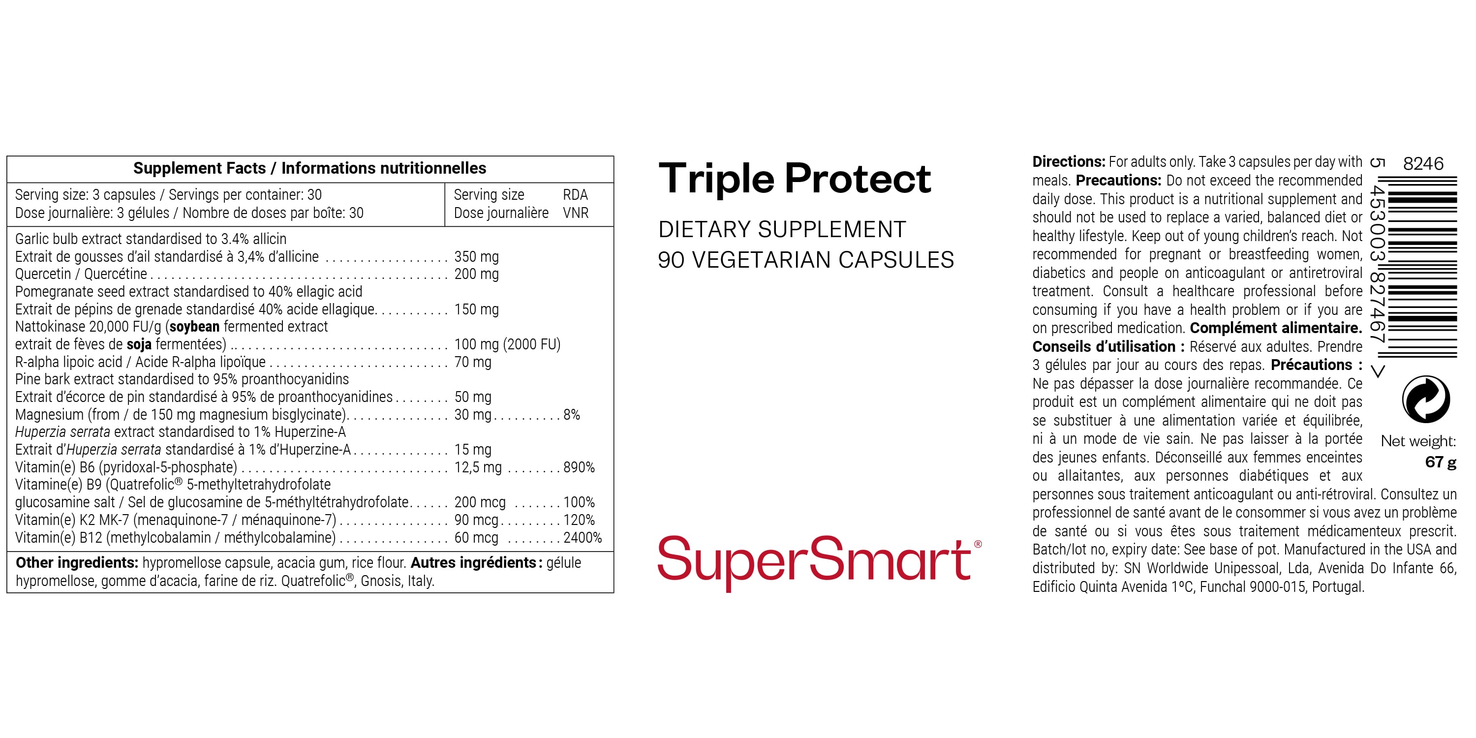 Triple Protect Supplement