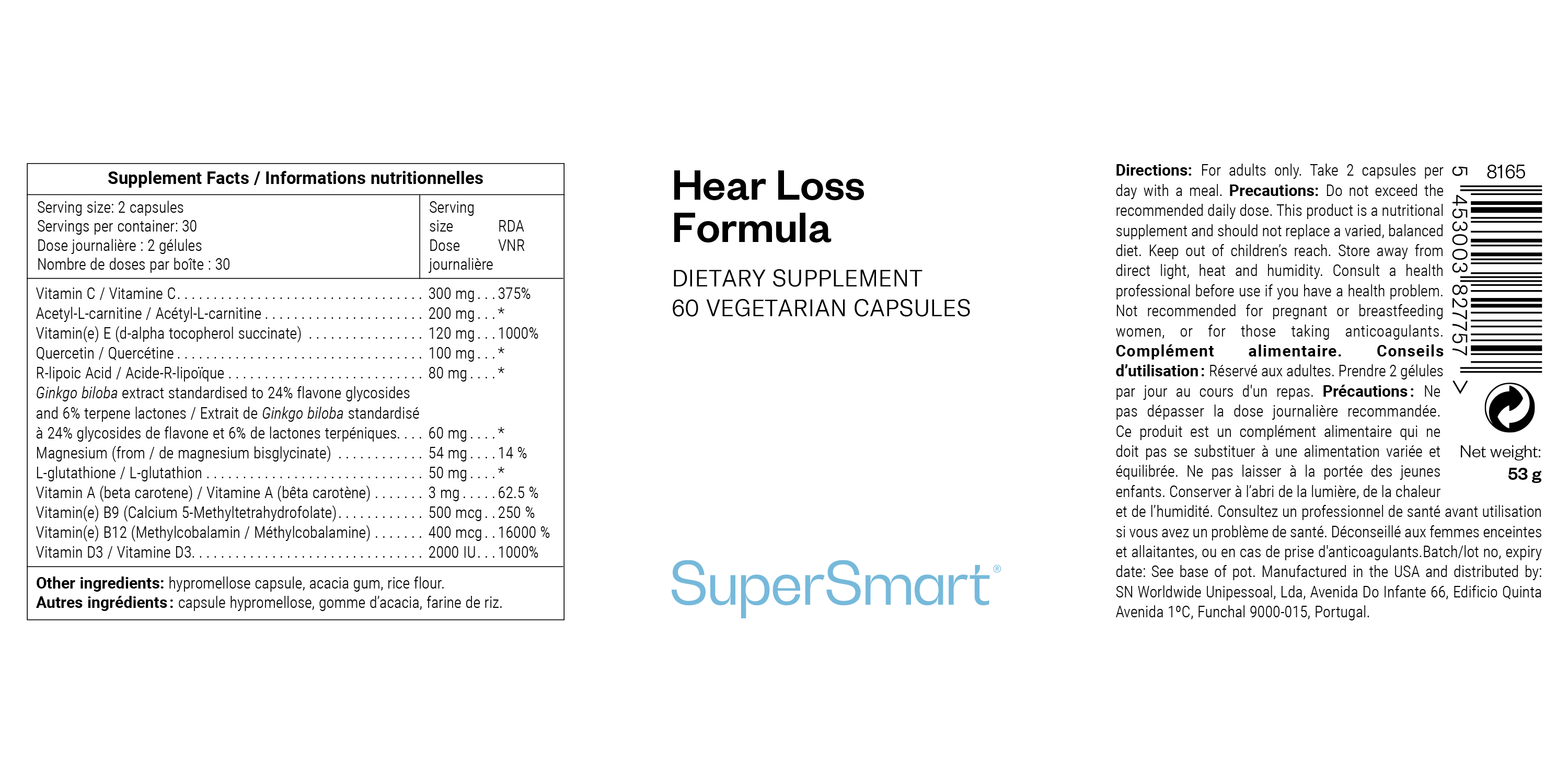 Integratore Hear Loss Formula