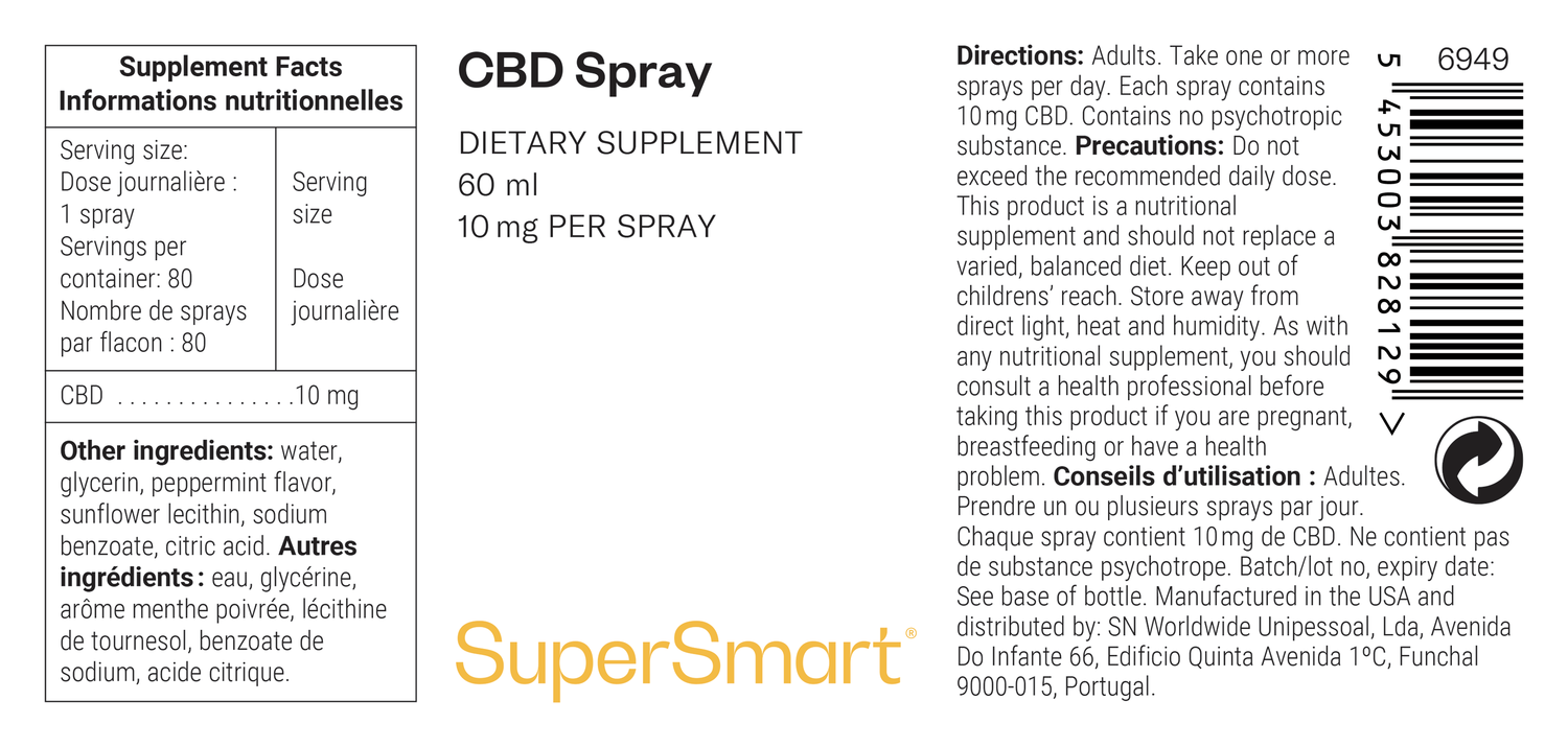 Spray oral de CBD