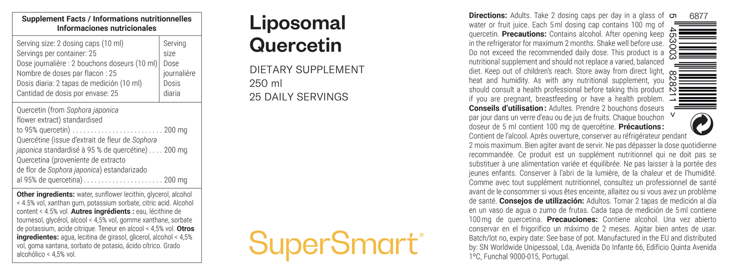 Natuurlijke liposomale quercetine 