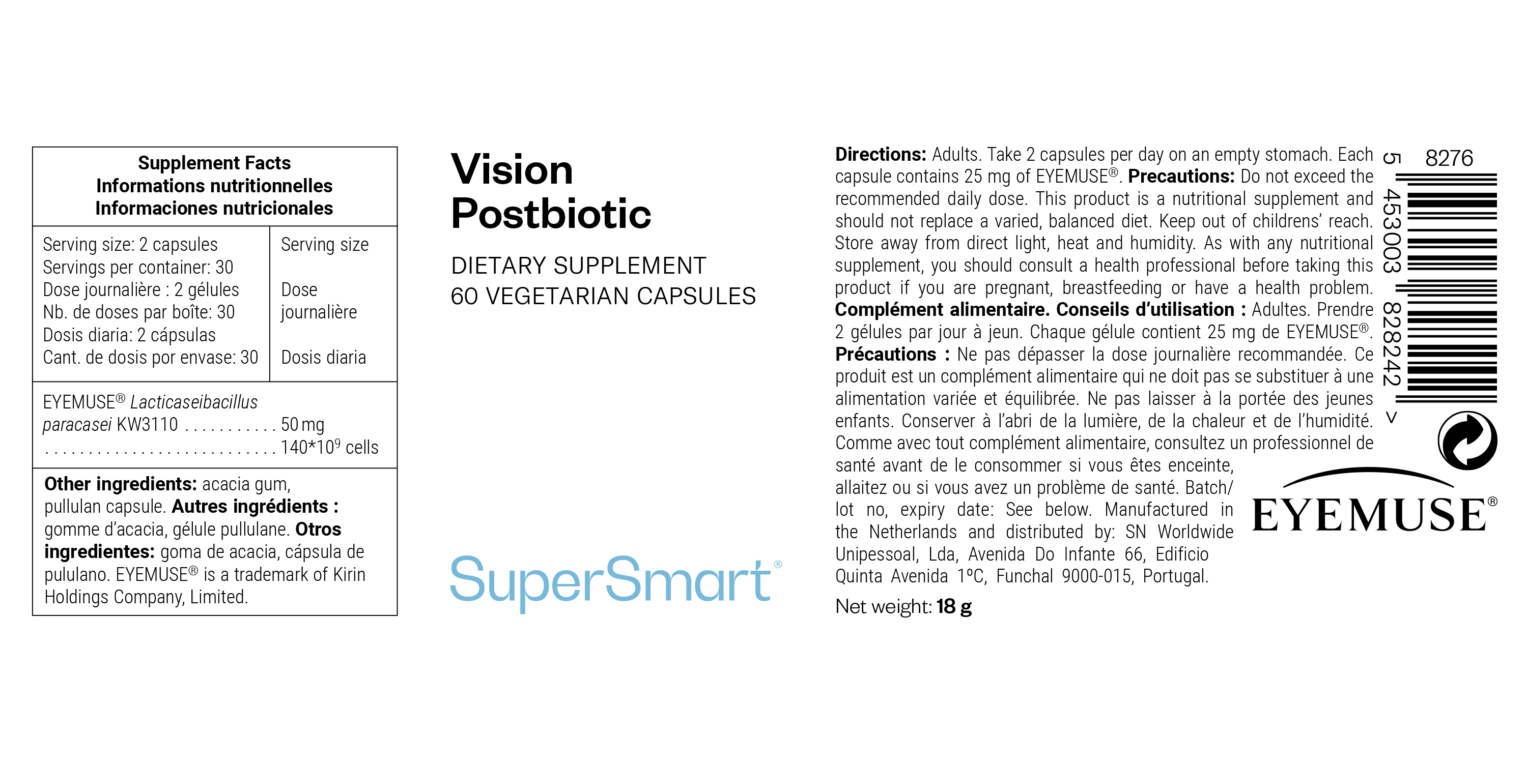 Postbiotique de Lacticaseibacillus Paracasei