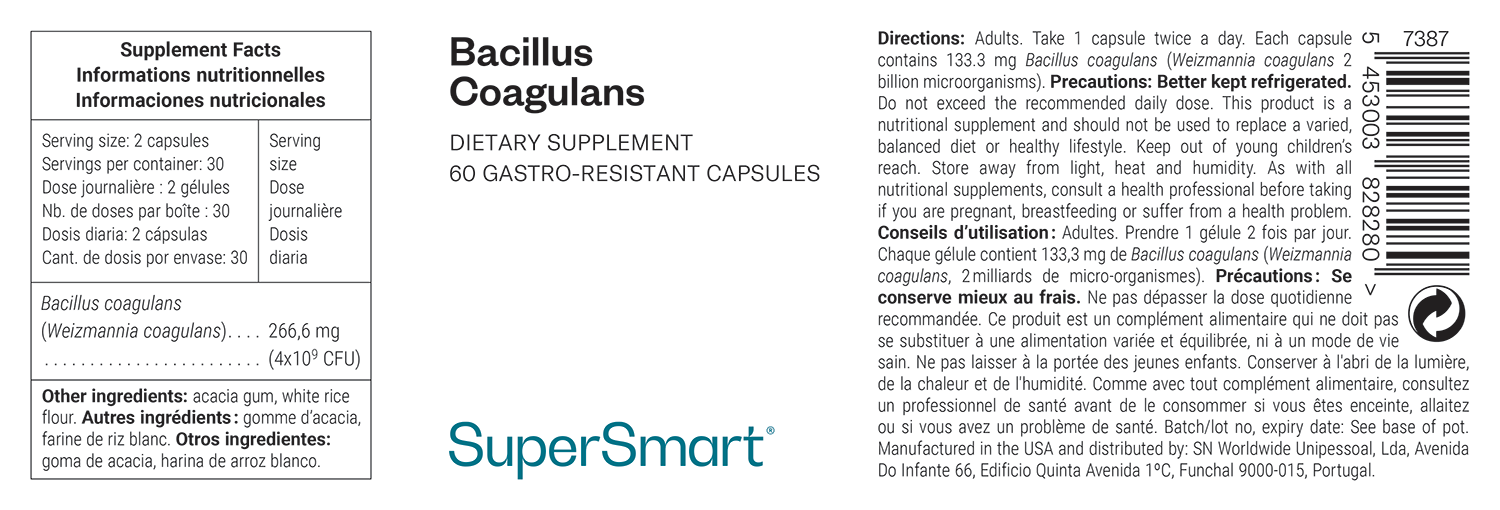 Probiotique Bacillus coagulans