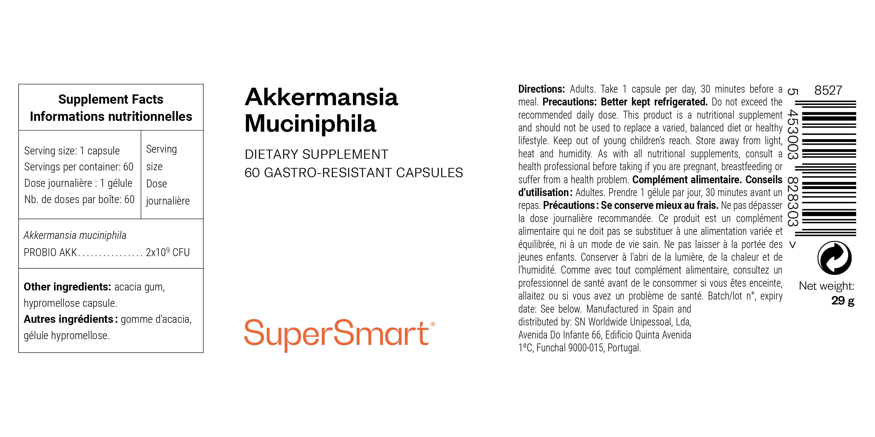 Probiótico Akkermansia Muciniphila
